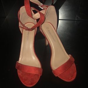 Red Orange Sandals